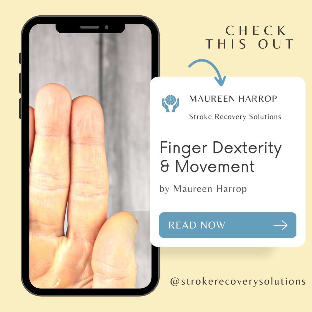 MaureenHarrop's tweet photo. We had a question written in by a fellow stroke survivor about regaining finger dexterity and movement.

Check out the article on the Brain Blog for a list of tips to help with this!

Click here: https://t.co/TTOeOUQvBc 

#strokerehab #poststroke #stroke #strokewarrior https://t.co/P34V3km7OH