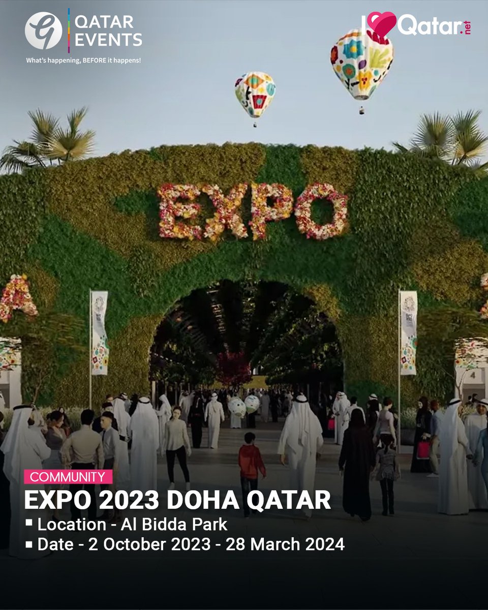 qatarevents's tweet photo. 📷Looking for exciting events this week?
Here are some of the events you shouldn't miss this week! 📷
#Doha #Qatar #ILoveQatar #QatarEvents #QatarEventsApp #Qatar2023 #EventsinQatar #EventsinDoha #qatarliving #Qatarlife #DohaLife #QatarInstagram #DohaInstagram #expo2023 #gims https://t.co/jhK5Q1SGWT