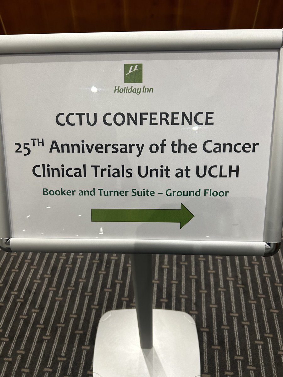 A real pleasure joining some of our fantastic ⁦<a href="/uclh/">UCLH</a>⁩ team at todays celebration and conference, talking all things clinical trials. Lots to do but lots to be very proud about - well done ⁦<a href="/kylietrials/">kylie gyertson</a>⁩ and the team. Onwards and upwards 👏