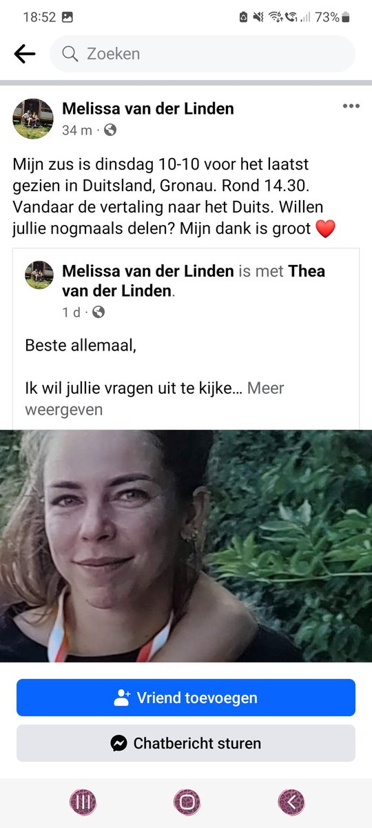 FeyeNody's tweet photo. #ENSCHEDE #GRONAU Vermist! https://t.co/lRggiqw24Q