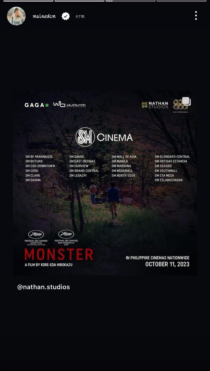 DungoCece's tweet photo. #MaineMendozaAtayde's igs post ✨🌟💛
very supportive wifey❤️❤️❤️
Now Showing in cinemas nationwide #MonsterPH... ✨🌟💛
@mainedcm @AtaydeArjo
#MaineMendoza #ArjoAtayde
#ArMaine ❤️❤️❤️
💛💛💛💛💛💛💛💛💛💛💛💛💛💛💛💛💛💛 https://t.co/QCSpngcwyt