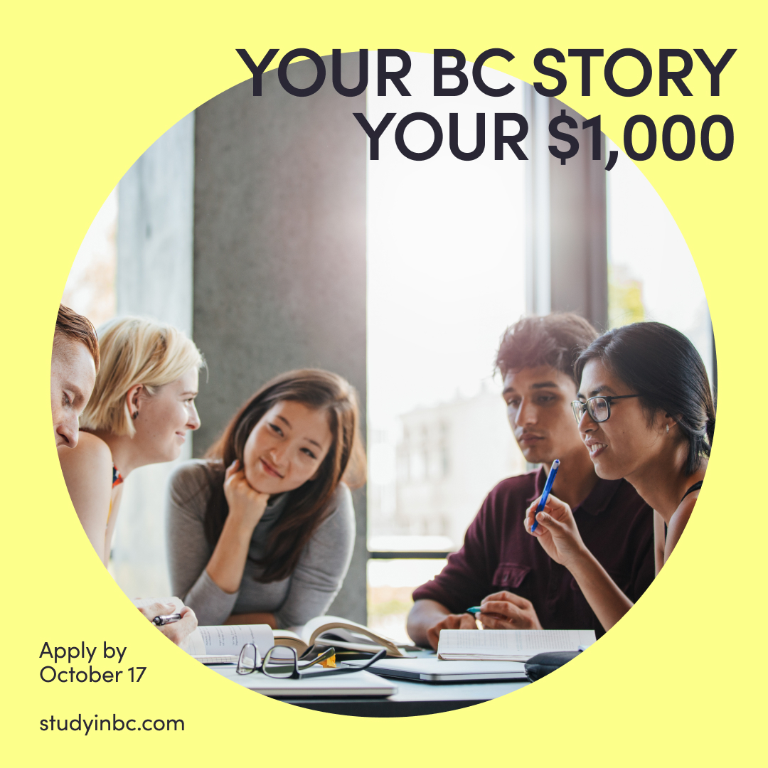 StudyinBC's tweet image. ❗ It's not too late! Apply for the Study in BC Writer’s Award and stand a chance to win $1,000 towards your tuition. Tell your story and join us in highlighting the international student life in BC. Don't miss out; the deadline is Oct 17. Link in bio

studyinbc.com/why-british-co…