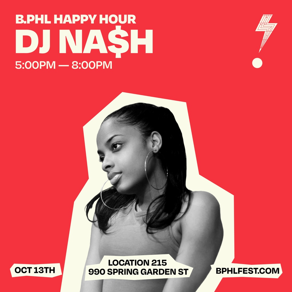 RECphilly's tweet photo. It’s #BPHL Week! So many cool people in one place this Friday and we honestly can’t wait. 

Swipe for a quick glance at the lineup and schedule. All kicking off @location215. Members, if you missed out on the free tixs check the app now for your personal discount code 🤝 https://t.co/SytJxxJEBW