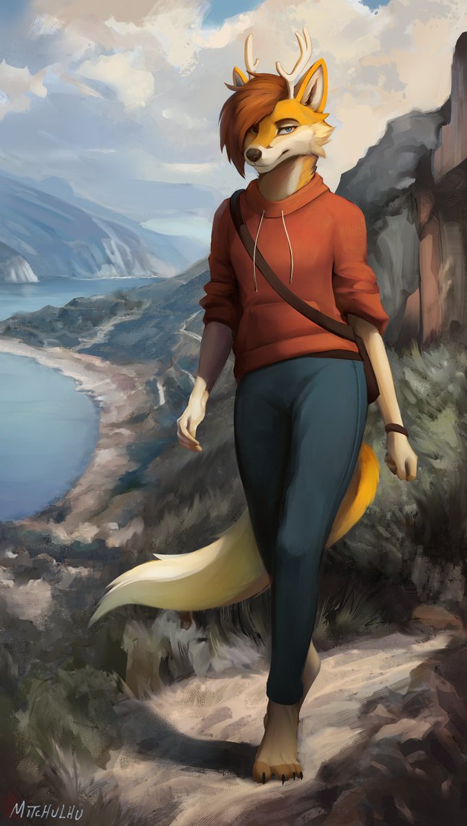 Tis a pleasant day for a stroll -- comm for <a href="/UlaanBanana/">Ulaan ✈️ Megaplex / Japan</a>