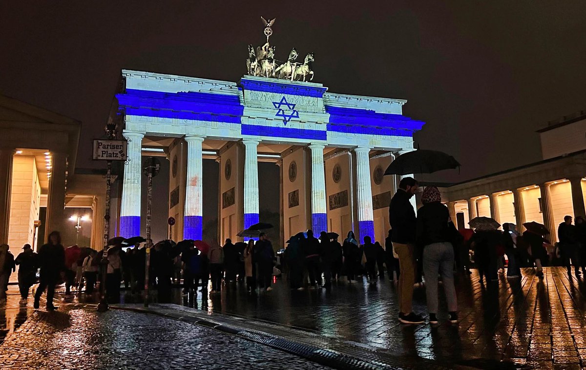 Let the lighting of the Brandenburg Gate in Germany be a beacon of hope for us all that times can change.