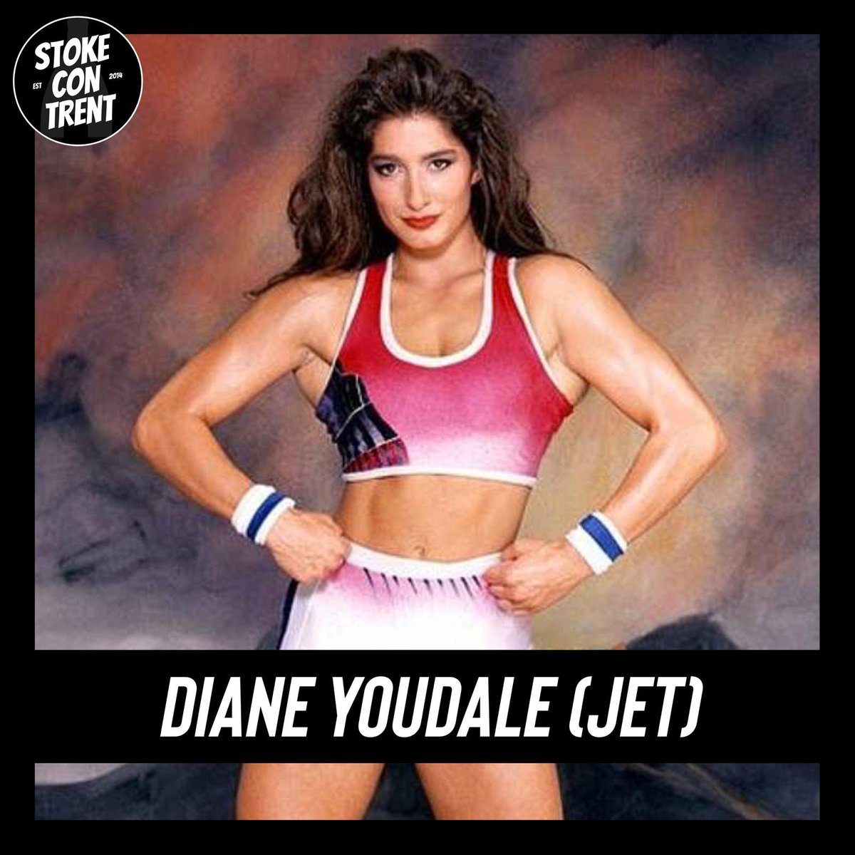 **** GUEST ANNOUNCEMENT ****

Diane Youdale is best known for her role as “Jet” on the television series Gladiators.

It’s been a while but Jet is back this Sunday!