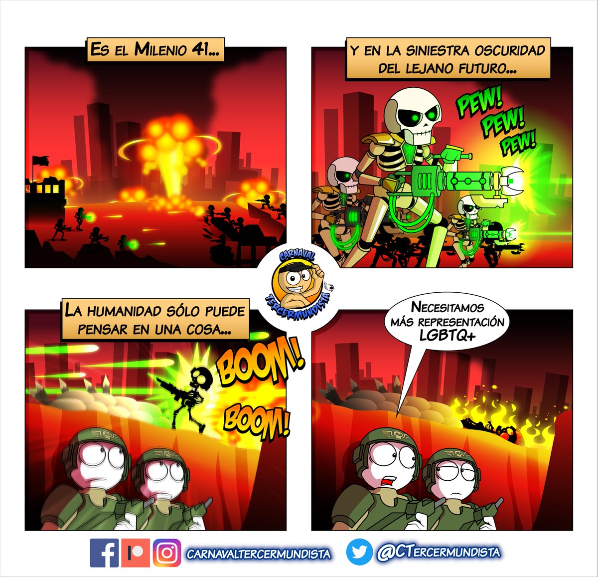 CTercermundista's tweet photo. ¿Podrían dejar de hacer canon mis cómics, por sólo 5 minutos? https://t.co/msFR3Pwryx
