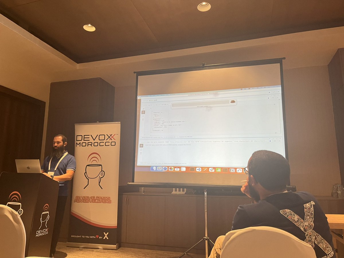 miliariadnane's tweet image. Just witnessed an amazing demo by @MGazanayi on importing, modeling, querying, and visualizing data with @neo4j 🚀

 #Neo4jDemo #DataMagic #Visualization