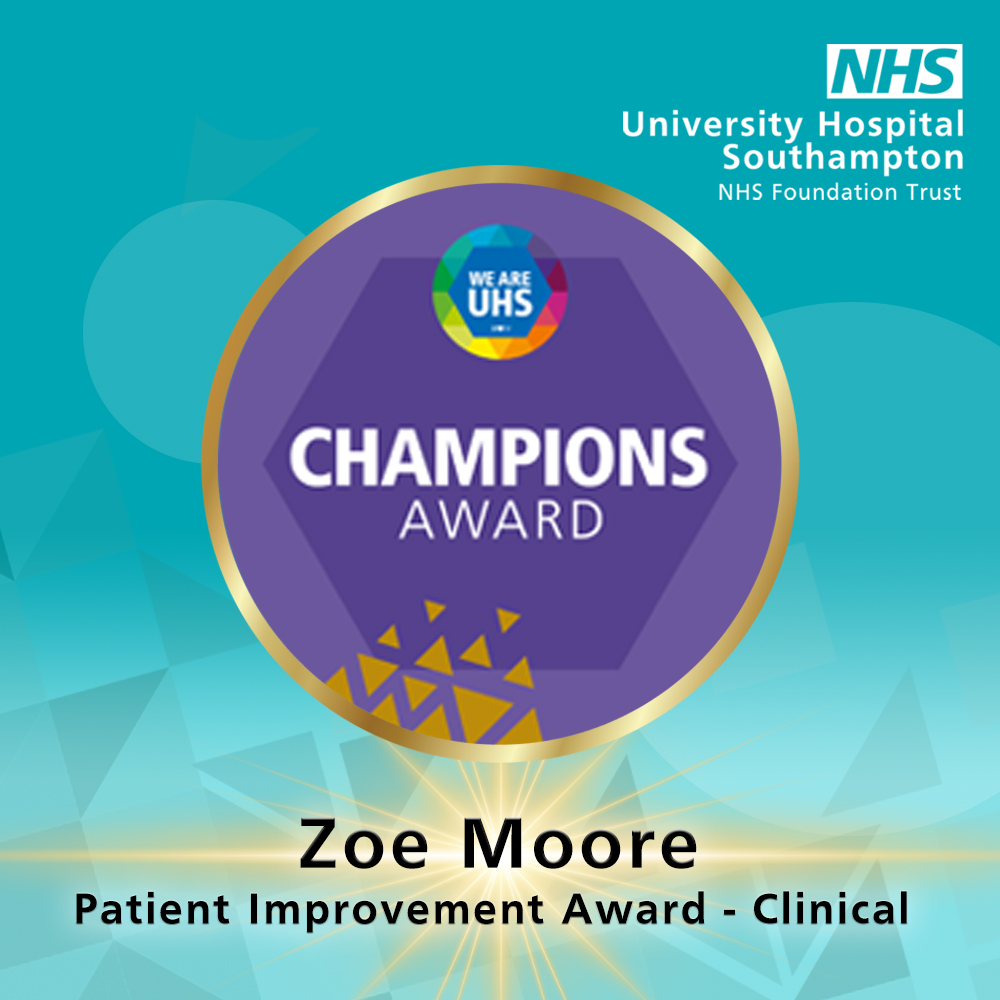 Our first winner in the Always Improving category is Zoe Moore. 👏