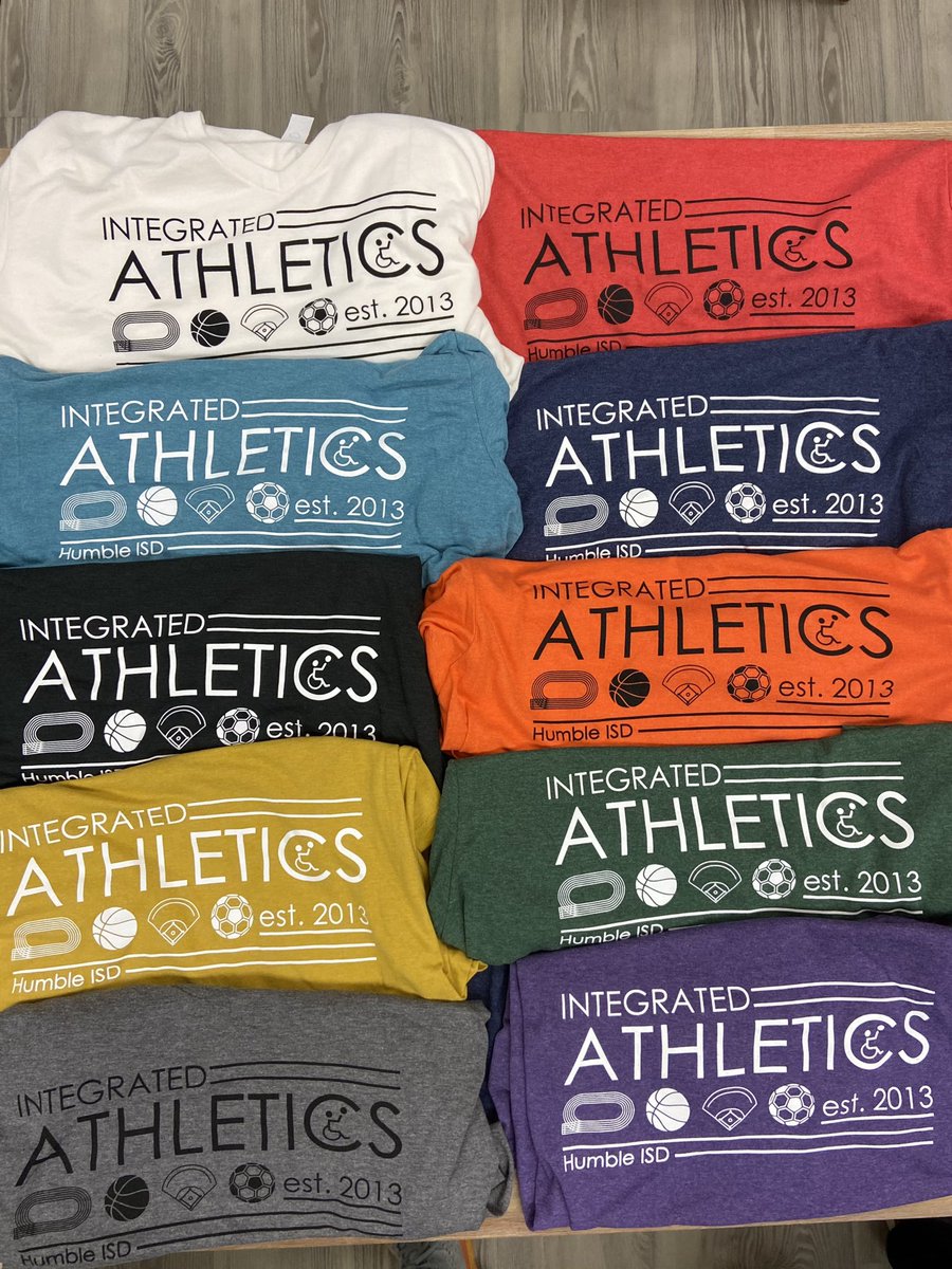 We’re excited about our 2023-24 t-shirts! Keep an eye out for information on how to order in early 2024 <a href="/HumbleISD/">Humble ISD</a> <a href="/HumbleISD_ESS/">Humble ISD Educational Support Services</a> #integratedathletics #humbleisd #shinealight #senditon