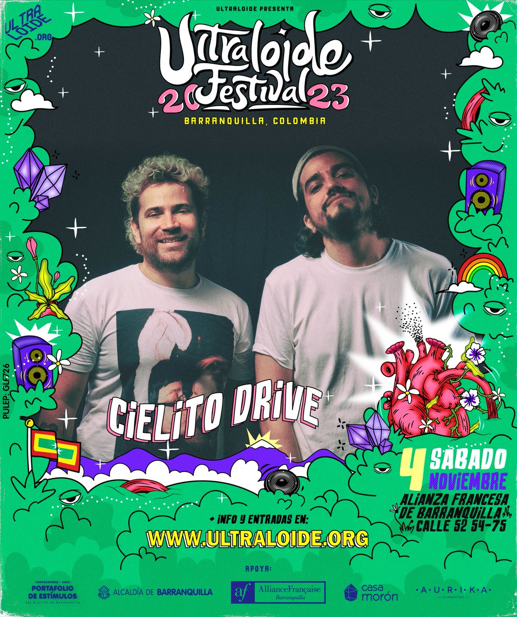 ¡Barranquilla! todxs invitadxs el 4 de nov al #UltraloideFest #VivaLaMúsica