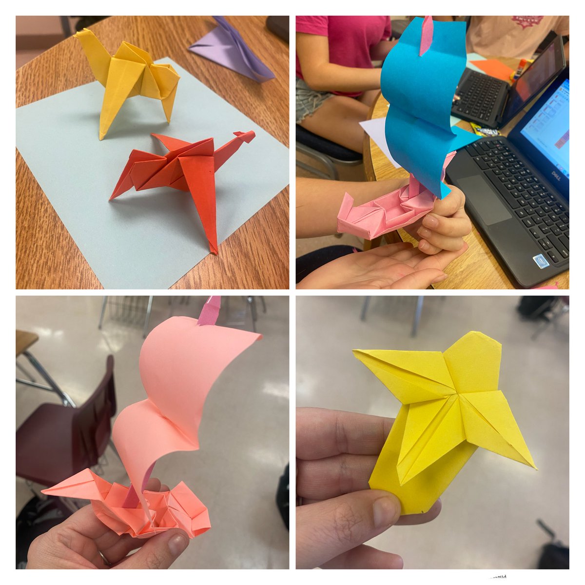 Using origami to review for our Unit 2 exam on globalization via networks of exchange. 🤍🌏🤍 #whap