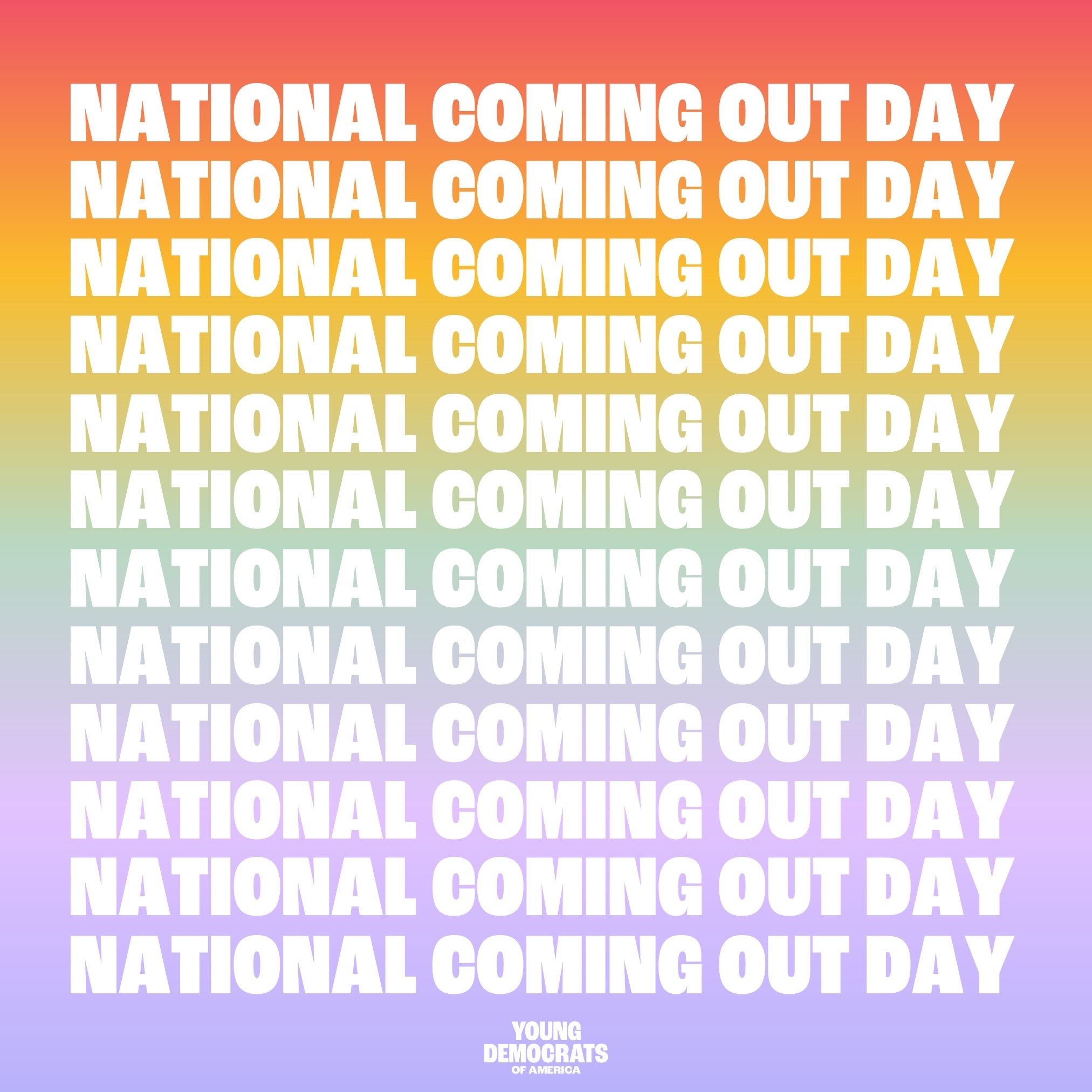Coming Out Of The Closet Day