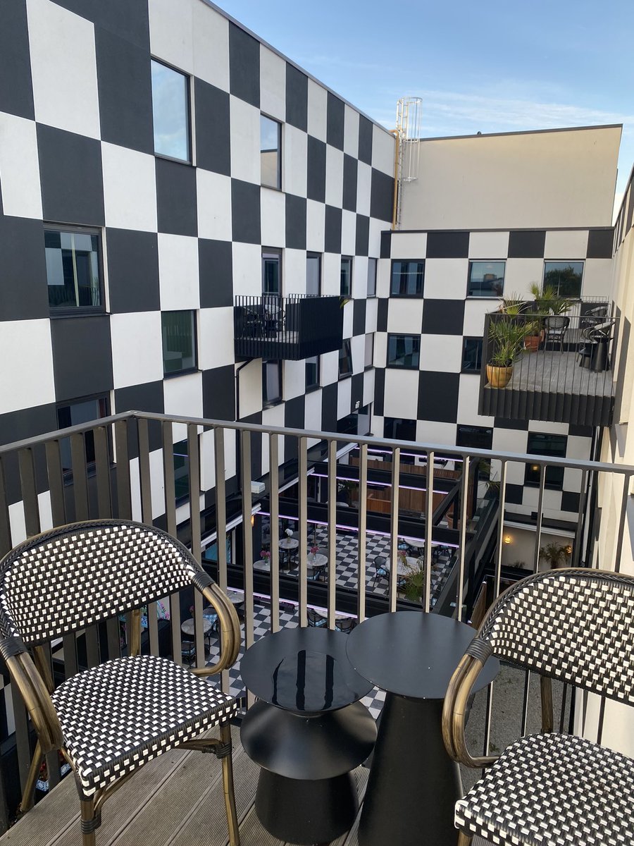 Our group have just checked into <a href="/thedeanirl/">The Dean Ireland</a>  but it’s my balcony that gets me 👌🏼#Galway #Irishhotels #Traveltrade #FAMTrip