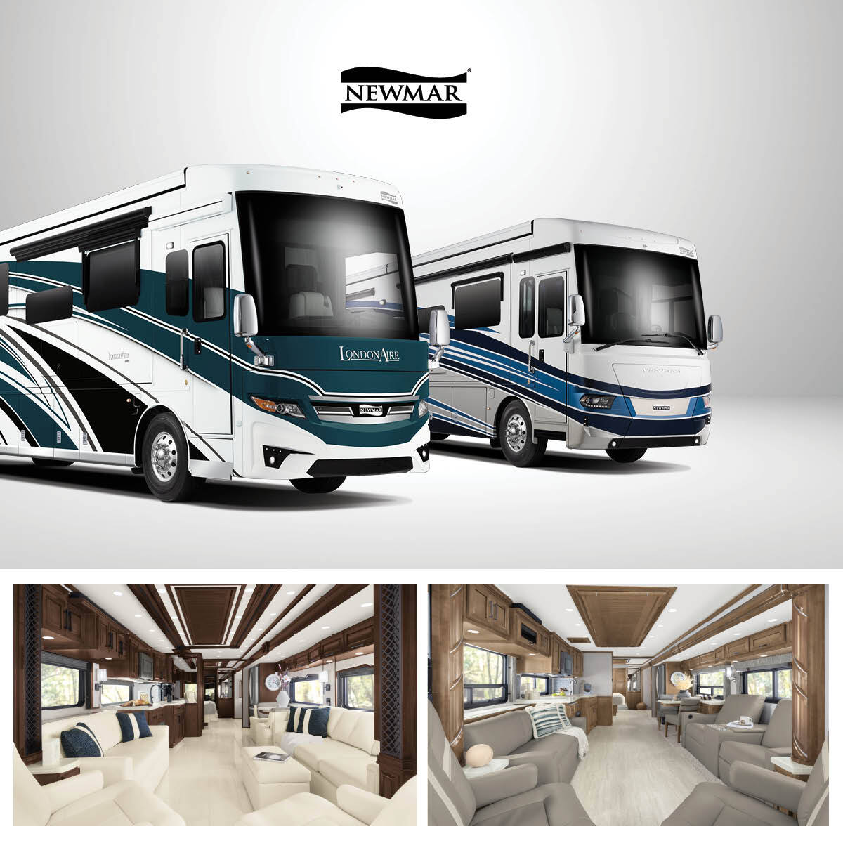 Introducing the 2024 Newmar Lineup - including the all-new London Aire luxury coach, all-new Ventana diesel coach, and all-new Super Star super class C coach.  

Featuring refreshed exteriors, new interiors, &amp; new features. To learn more visit ➡️ newmarcorp.com