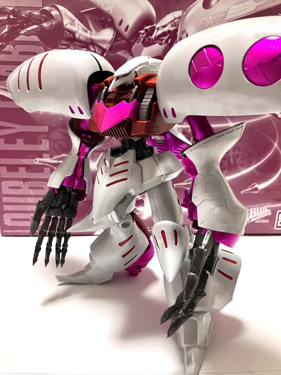 Re_pli_T's tweet photo. MG キュベレイ•アンベリールで参加させていただきます。キュベレイ•アンベリールはガンプラ塗装に挑戦するきっかけとなったプラモデルなので、いつも以上に気合いを入れて作りました。

#第4回GMASコンペ
#メタリック部門
#ガンプラ
#ガンダムマーカーに限界はねぇ https://t.co/4CauP6EOUD