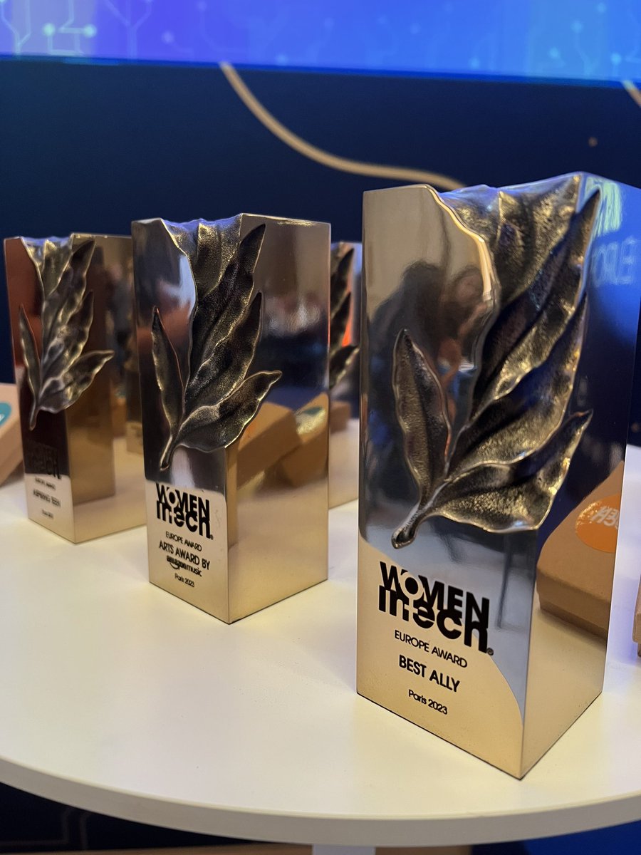 Congratulations <a href="/YKarkai/">Yam</a> creator of <a href="/worldofwomennft/">world of women</a>.
You won the <a href="/WomenInTechOrg/">Women in Tech® Global</a> European Awards, in Art category.
I had the immense pleasure to  announce the nominees and the winner! 🎉🍾🥂Congrats Yam