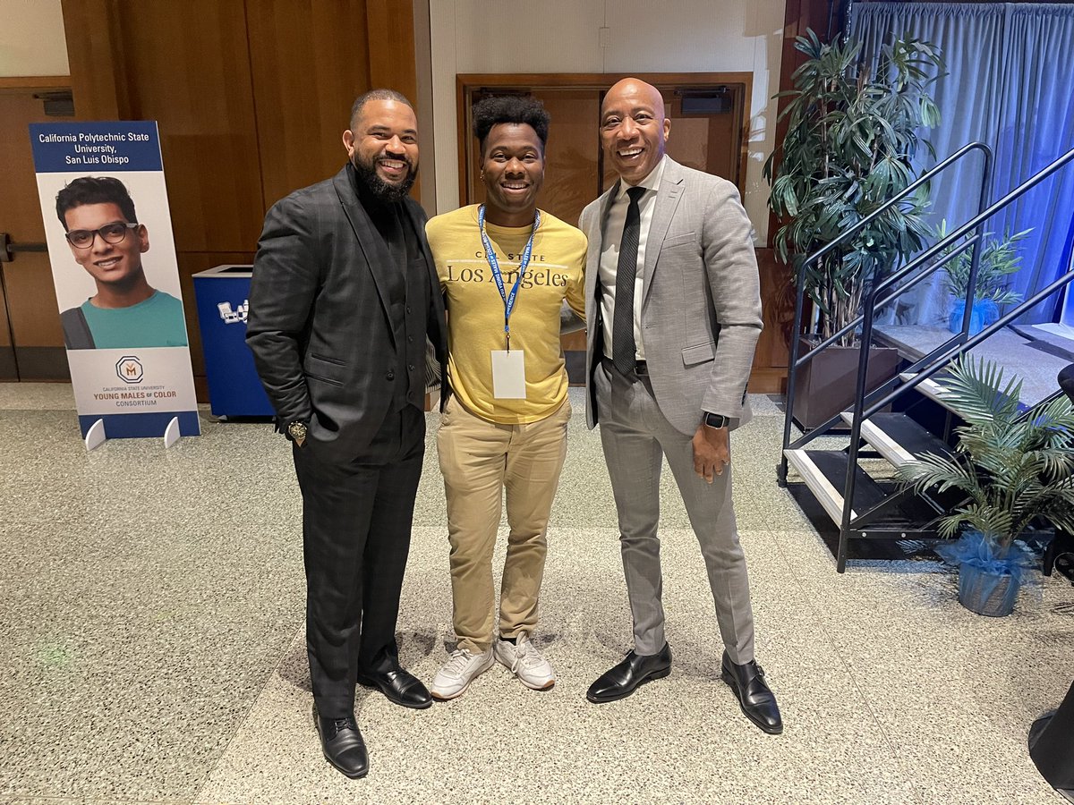 JTChestnut's tweet image. Empowered.  Influenced. Enhancing.  All by black and brown educated men.  Let's keep thriving! 👏🏾🎓🧠📚 #BlackAndEducated @calstate