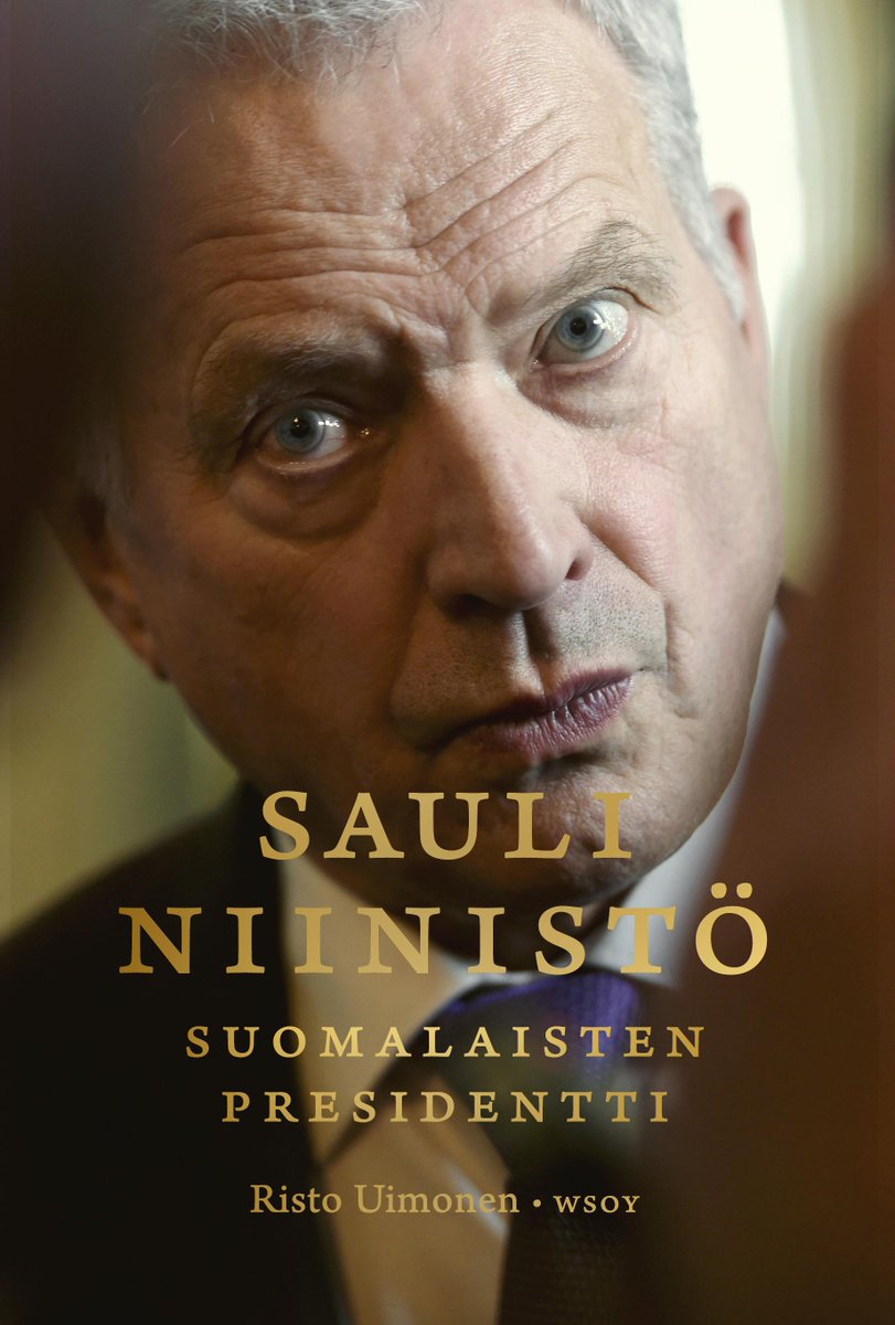 Kolmas kirjani Sauli Niinistöstä julkaistaan 25.10., ilman infoa. Kirja on esillä Hakaniemi-lavalla Hesan kirjamessuilla 29.10. klo 13.30–14. 
Ensimmäinen julkaistiin 2012, toinen 2018. Niissä on  yhteensä 1100 sivua tietoa huippusuositusta ja arvostetusta presidentistä.
