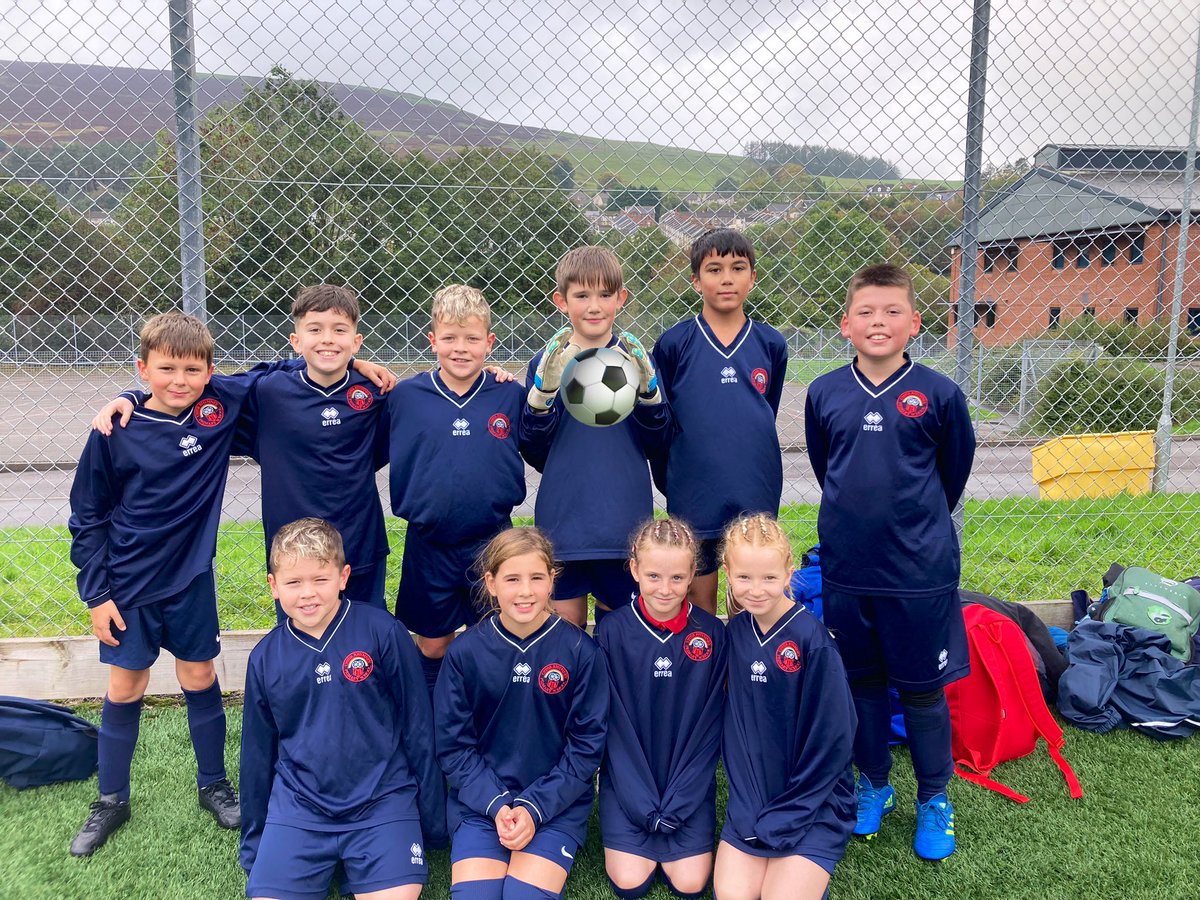 Very proud of the 100% effort and sportsmanship shown by this team today representing <a href="/UpperRhymneyPS/">Upper Rhymney</a> at the inter-cluster football tournament! Great atmosphere and some tough games but they pulled together and won! #champions 🥇 👏🏻 <a href="/URPSHeadteacher/">Miss King URPS</a> <a href="/URPSNeddFechan/">Dosbarth Nedd Fechan URPS</a>