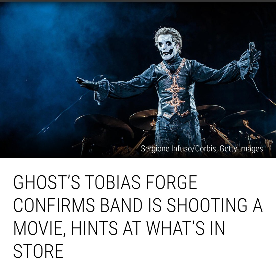 Ghost's Tobias Forge Confirms Band Is Shooting a Movie