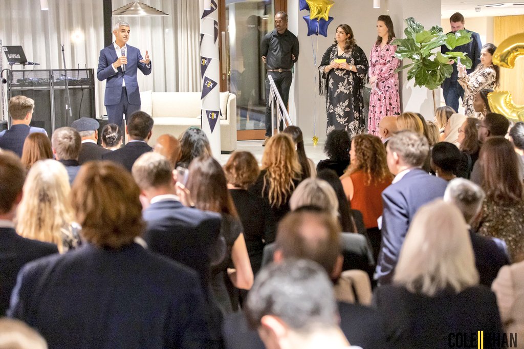 SadiqKhan's tweet photo. London is the best place in the world to start, sustain and grow a business.

Great to visit the newly expanded @ColeKhan_Law offices and celebrate the success of this brilliant women-led law firm. https://t.co/PEPI2dsUXh