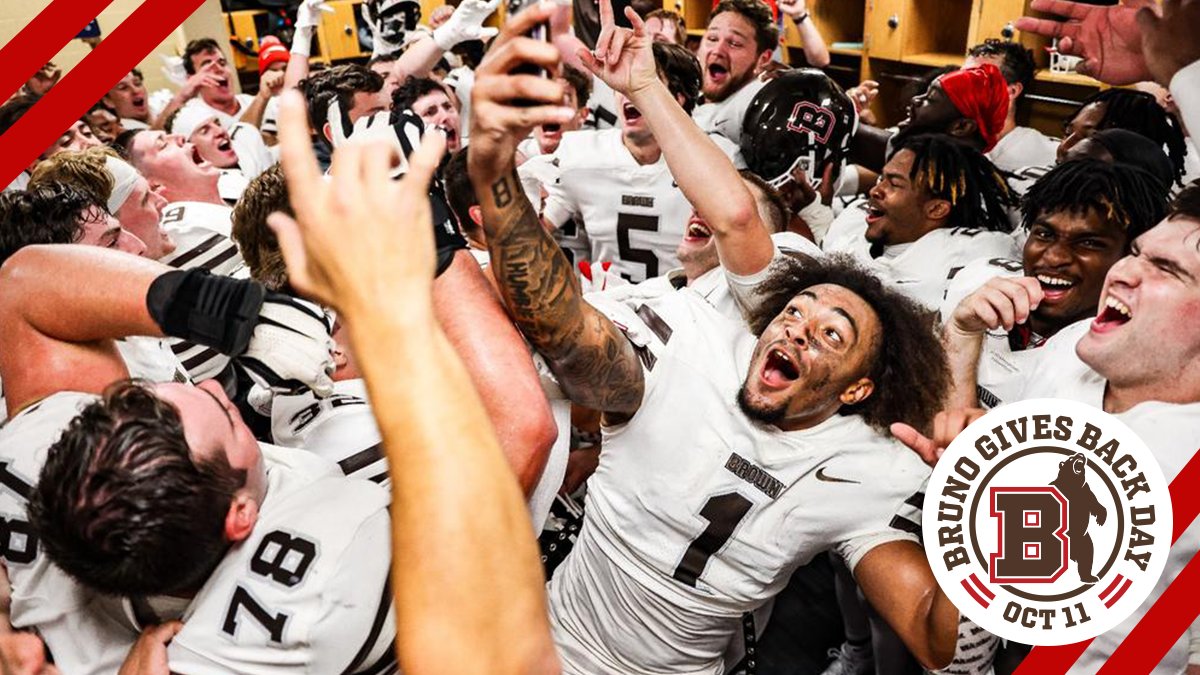 Today is Bruno Gives Back Day! Now is the time to show your support by clicking on the link below and help make an impact on our student athletes. We appreciate your willingness to help make our program better. go.brown.edu/football