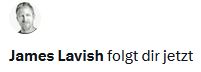 What a day. @jameslavish follows me, the German pleb. Wifey: Get me a beer. RIGHT NOW. 😊