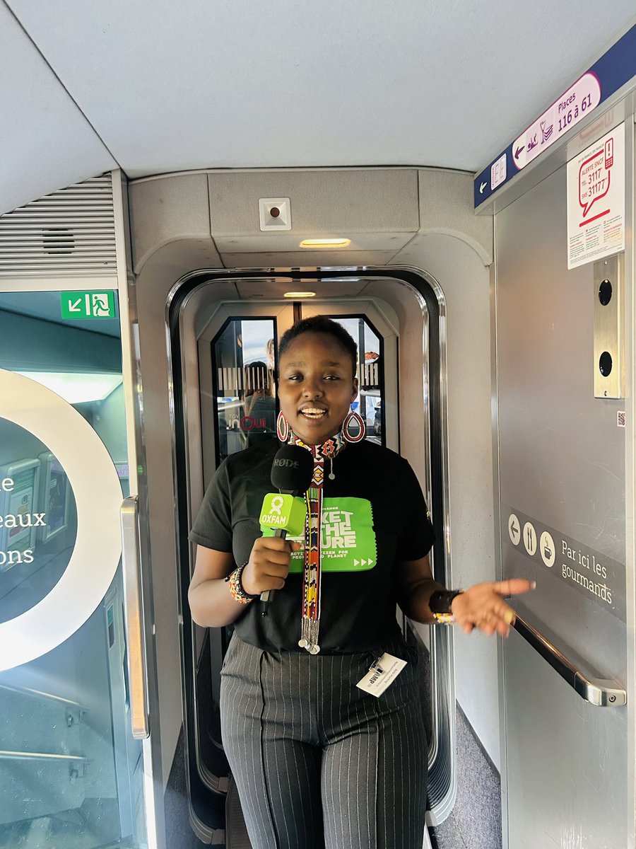 anitasoina's tweet photo. 🌍Hello Change makers (150 + climate activists from all over the world), welcome on board . 
🎟️This is #TicketToTheFuture as we head to #fixingthefuturefestival in Barcelona, Spain.

Let’s engage and learn on our way 

#TicketToTheFuture #fixingthefuture #Spark #ClimAct #anitasoina 

@ZalaBriviba @Oxfam @OxfamAmerica @oxfamnovib @OxfamIntermon @oxfamgb @oxfam_es