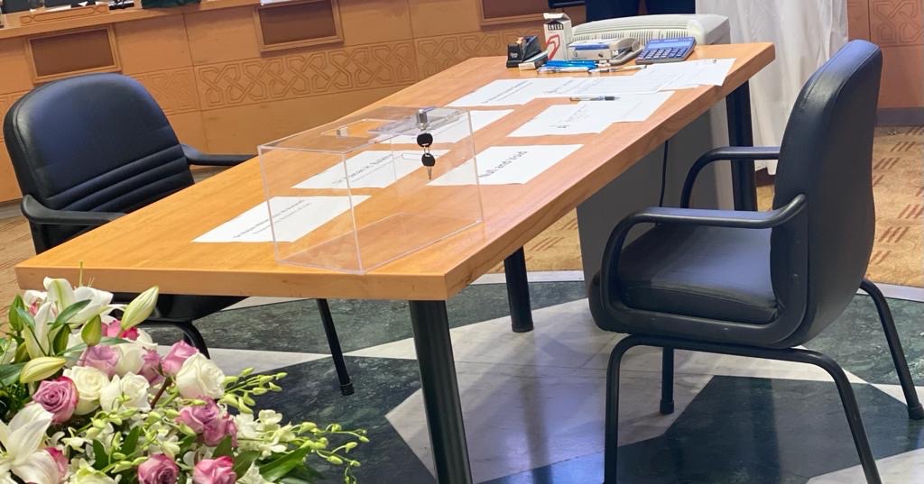 DrAliHajiadam's tweet photo. Proud to have chaired the meeting at #RC70 regional committee where we elected the Director General of @WHO EMRO Regional Office. Congratulations to Dr. Hanan balkhy, the newly appointed leader! Looking forward to working together 4 the advancement of healthcare in our region. https://t.co/p50VAyrwjS