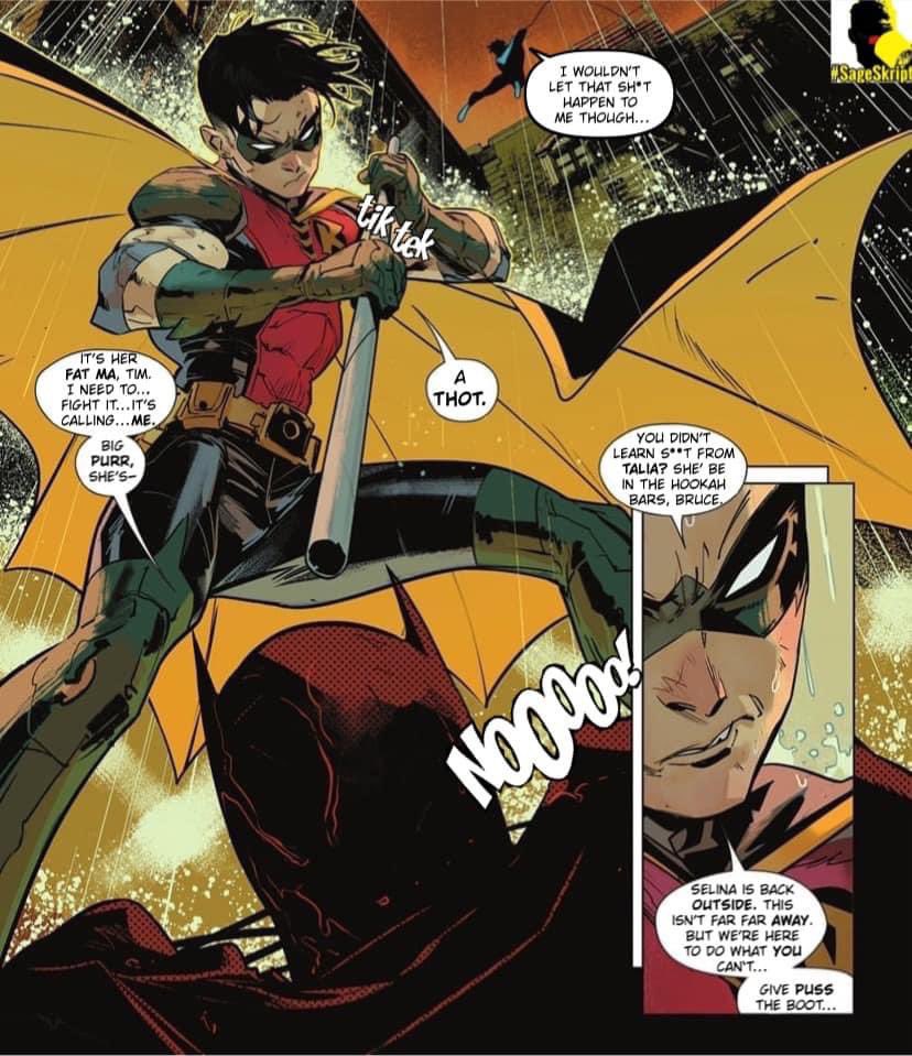 Sageskript's tweet photo. #sageskript “ For all the Cowls” #Drake #Dccomics #Batman https://t.co/VUYQbc7Qdc