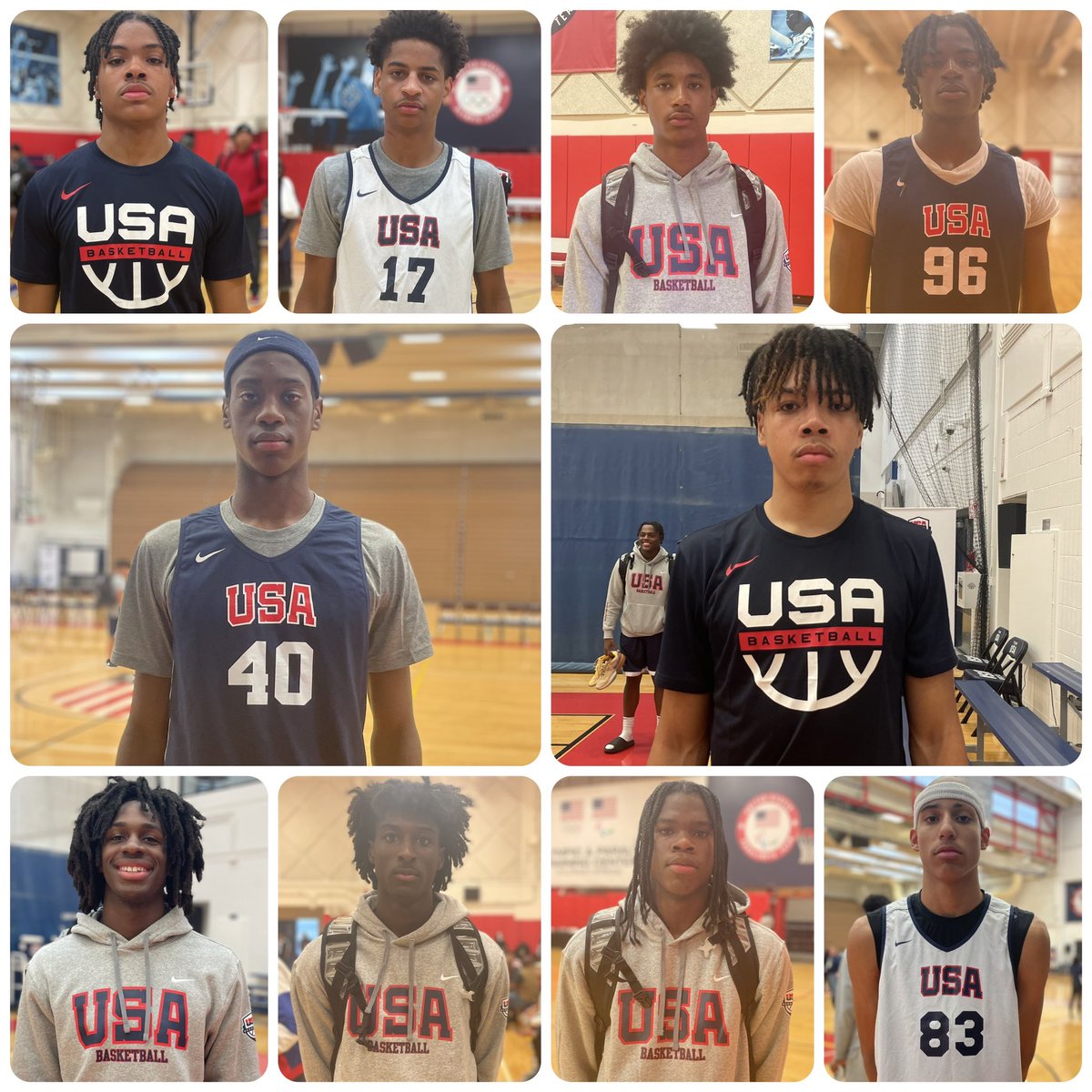 Our overall @usabjnt Minicamp standouts: ‘25 Darius Acuff (MI) ‘25 Kiyan Anthony (NY) ‘26 Tajh Ariza (CA) ‘25 AJ Dybantsa (MA) ‘26 Caleb Holt (AL) ‘24 Ian Jackson (NY/UNC) ‘24 Drake Powell (NC/UNC) ‘26 Jordan Smith Jr. (DC) ‘25 Xavion Staton (NV) ‘26 Tyran Stokes (KY)