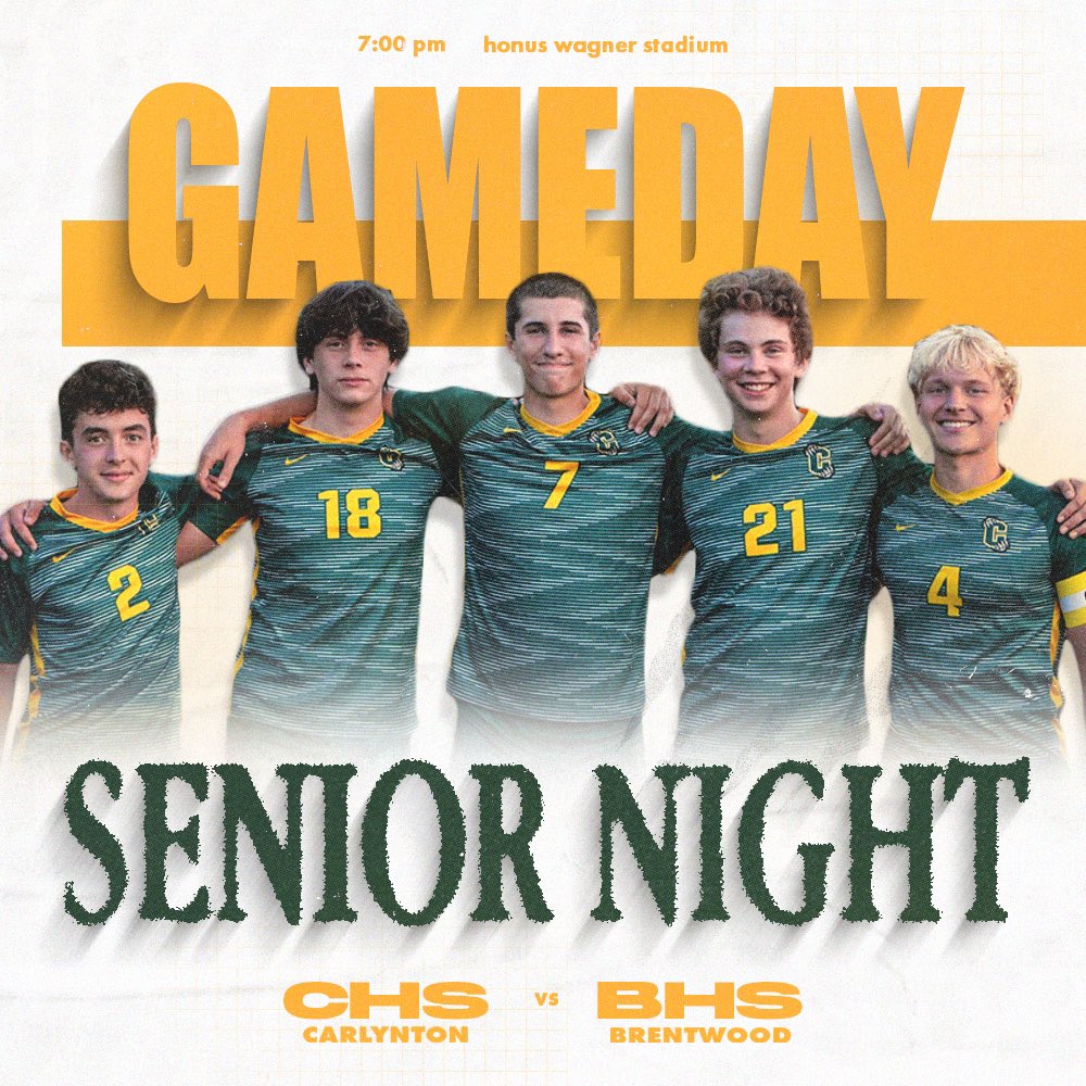 CJSHSBoysSoccer's tweet photo. Always a special night when we get to honor our Seniors. Last section game of the year tonight against Brentwood. Come out and support this team and this amazing Senior group. https://t.co/GzsfdGrK7O