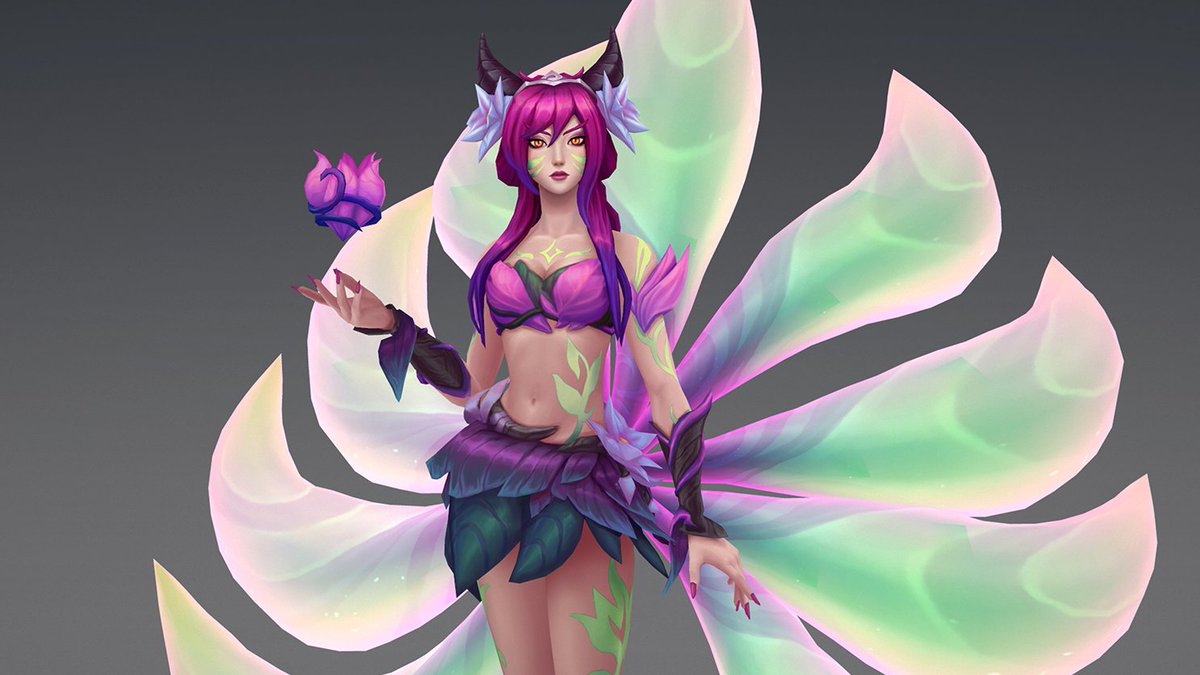 Happy #PortfolioDay !
Here are some Ahri ASU skins I worked on recently for League of Legends 🤍