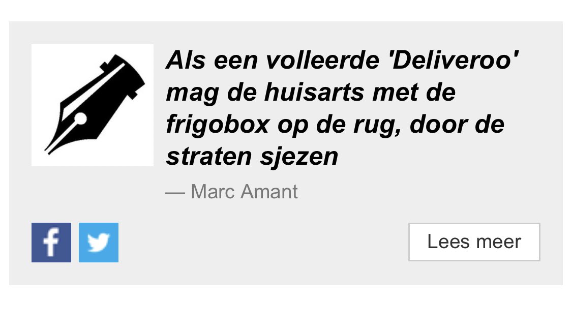 BLANCKAERT Johan (@blanckaertjoha1) on Twitter photo Artsenkrant : getuigenis vanuit werkveld: zeker te lezen !! Artsenkrant : getuigenis vanuit werkveld: zeker te lezen !!