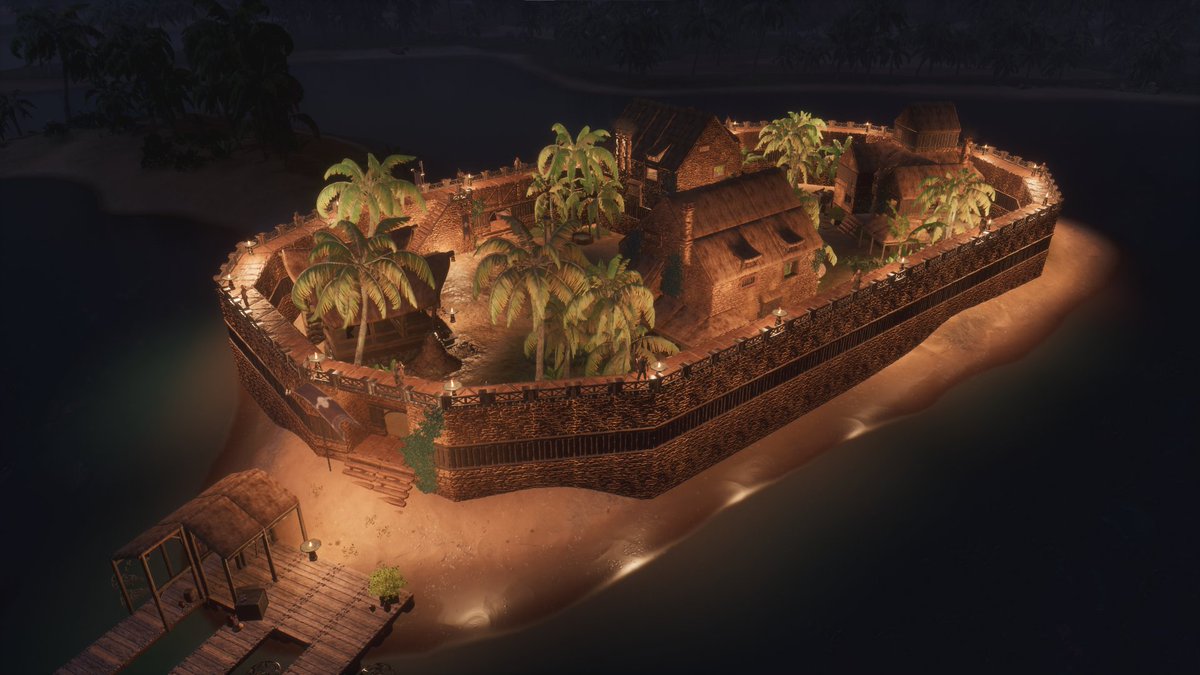 Kiitarie's tweet image. A thread, apparently LUL:
I didn&apos;t have a current base as I&apos;m not currently playing through Conan Exiles (Soon!). So I hit up creative mode and went in on a small build for the Exiled Architect Challenge.
#AgeofWar #FuncomCreators