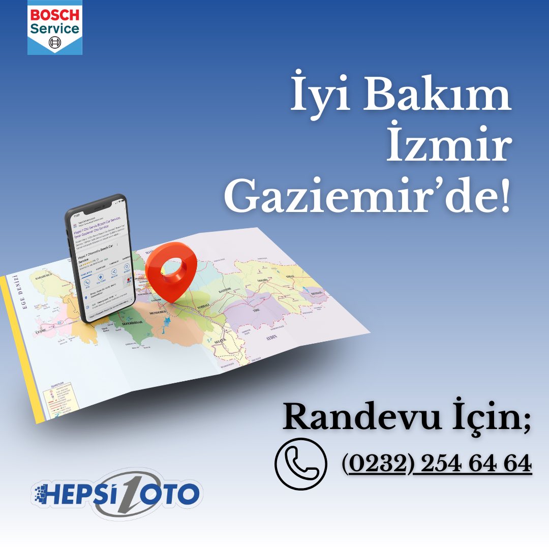 Otomobiliniz için en iyi bakımın adresi; İzmir Gaziemir’de! Randevu için Hepsi 1 Oto Bosch Car Service’i hemen arayın…
.
.
.
#hepsi1oto #boschcarservice #izmir #otomobil #otomobildünyası #araçaksesuar #bakımonarım