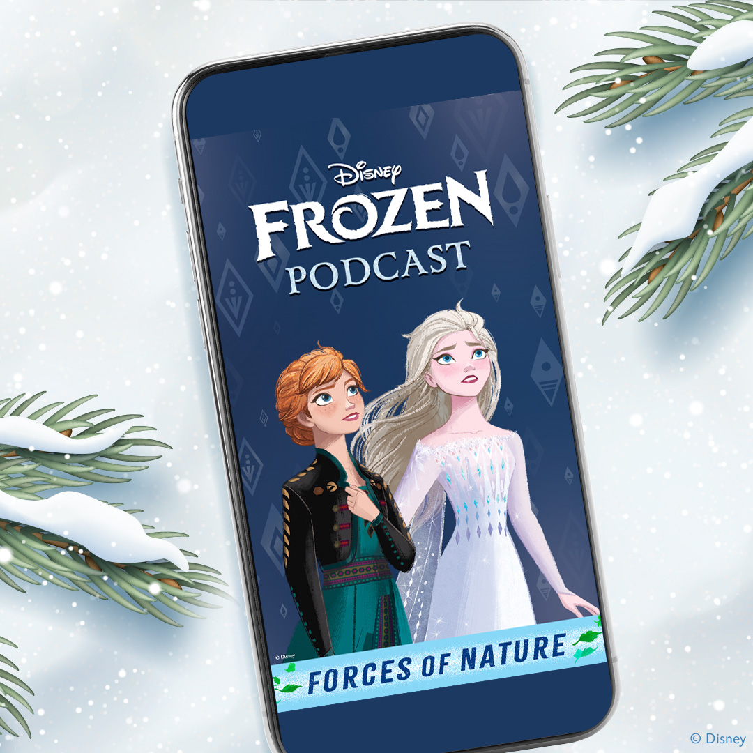 Join Anna and Elsa in the all-new Disney Frozen Podcast: Forces of Nature, featuring brand new storytelling from the world of Frozen. Listen now wherever you get your podcasts. #frozenpodcast #disneyfrozen #disneybooks #disneyfrozen10