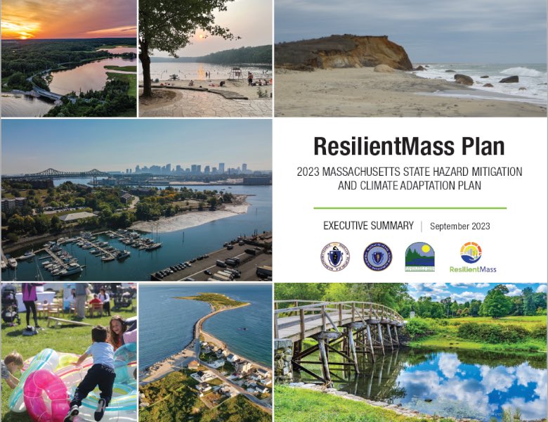 Today, we released ResilientMass, a whole-of-government approach to resilience that outlines key actions the Commonwealth will take to prepare and protect public health and safety, infrastructure, the economy, and natural environment. For more info visit resilient.mass.gov.