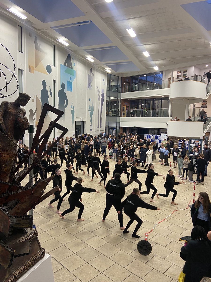 Our open evening is underway with dancing, singing, experiments and much more…. Amazing to see so many of our current students being ambassadors #teamwork #comejoinus