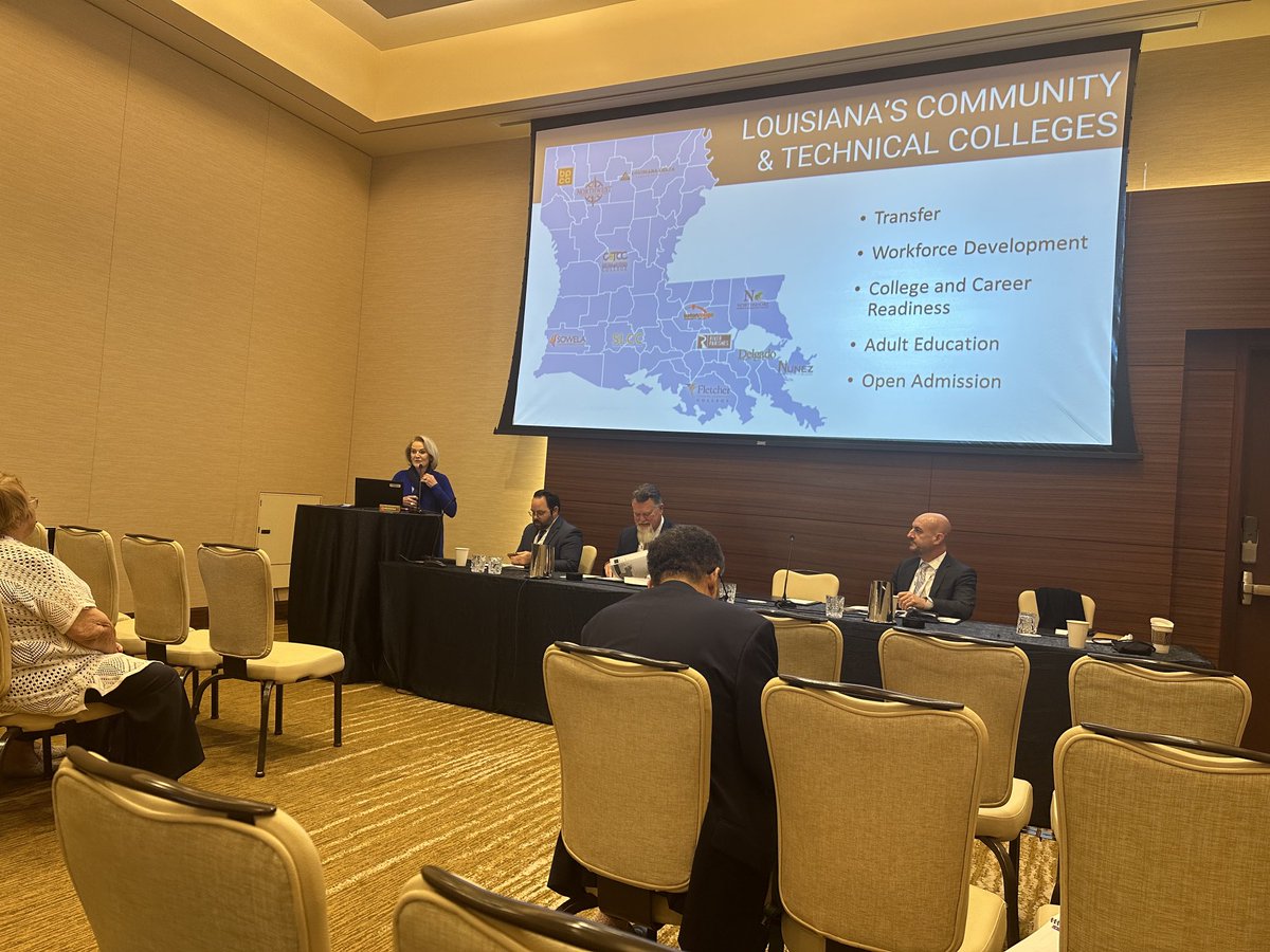 drkhstrickland's tweet photo. Excited to hear this presentation by our ⁦@golctcs⁩ colleagues and business partners! ⁦@LCTCSpresident⁩ ⁦@ChandlerLeboeuf⁩ https://t.co/Ag66dtbZEg