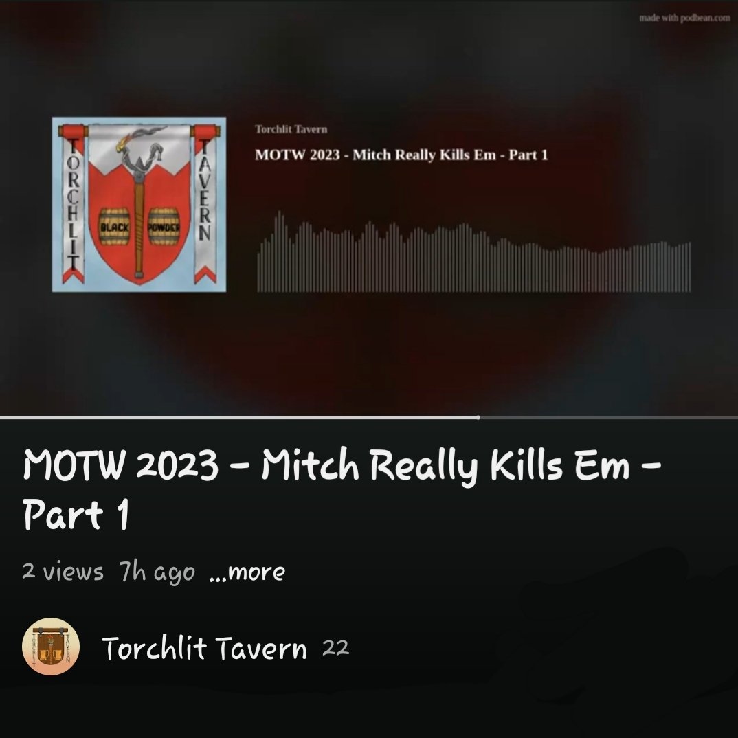 BanesArmory's tweet photo. Not 'crafty', but something I'm proud of, the first 2023 #Halloween episode for the #Podcast @torchlittavern!

We break from #dungeonsanddragons to play #MonsterOfTheWeek!

Find it on your podcast app, or #Youtube!

#BanesArmory #dnd5e #DnDPodcast #DungeonMaster #Spooky #Tabletop https://t.co/jLXwtPijJm