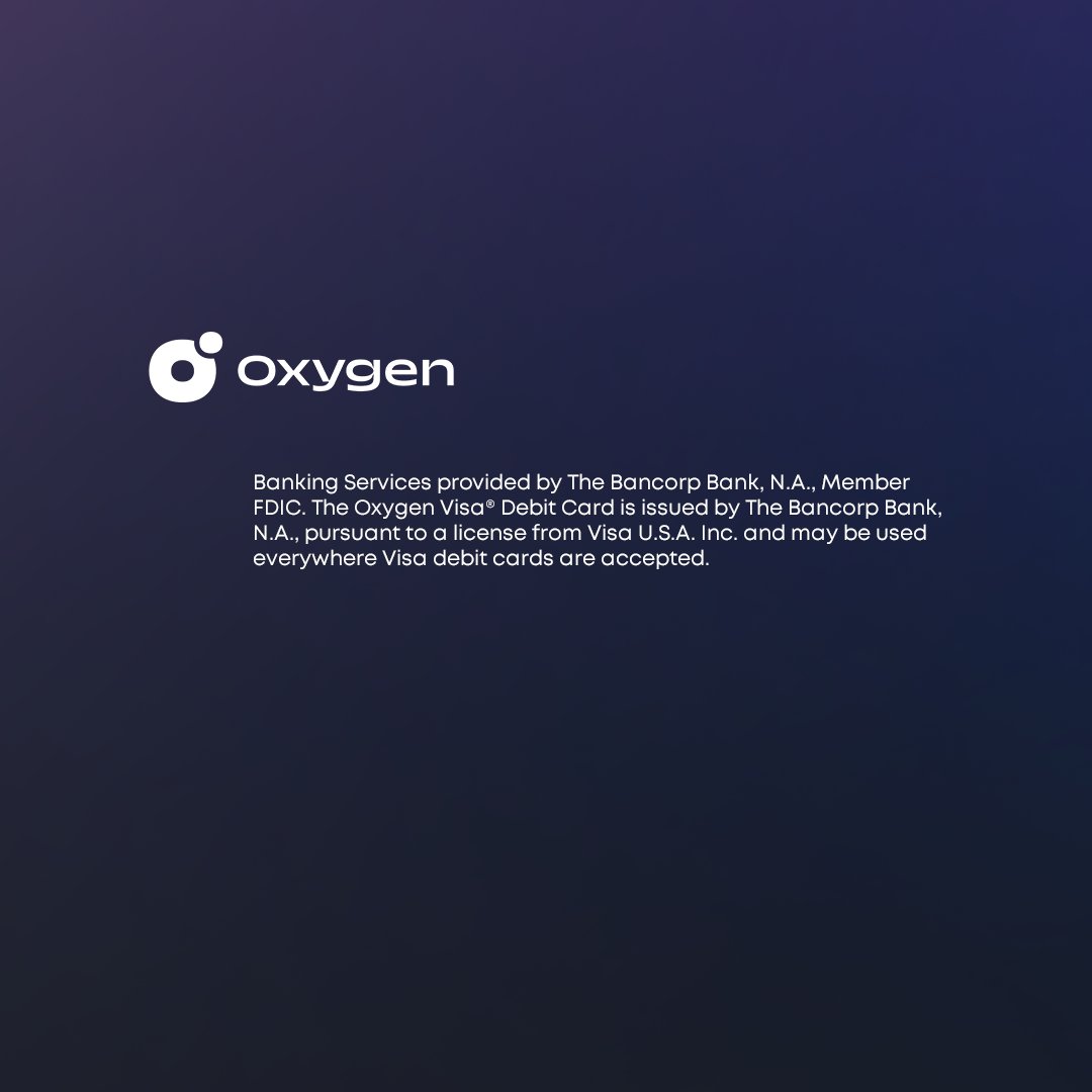 Oxygenbanking's tweet photo. Oxygen Elements ✨ The best of both worlds with spending and saving💵
Open your Oxygen account today!
👉 https://t.co/OMCvH0Ae0n #GetOxygen #StayExtraordinary #Fintech https://t.co/5fnpveMXIj