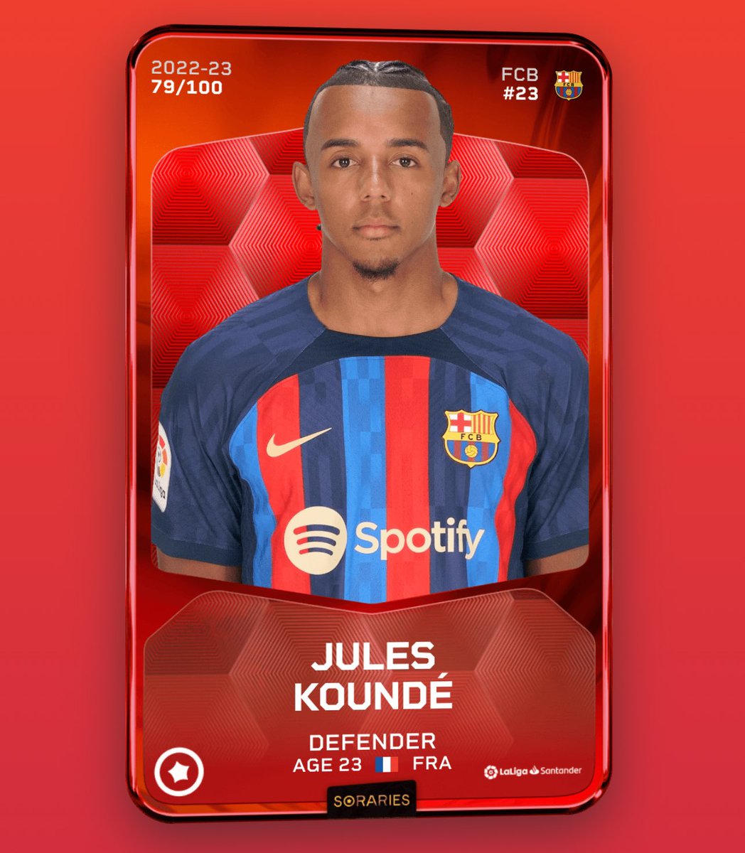 FutSheriff's tweet photo. 🚨Kounde 🇫🇷 is coming as TRAILBLAZERS soon!

My best @Sorare CB atm arrives🔥🎉

Make sure to follow @FutSheriff and @Criminal__x !

#fc24 https://t.co/CEmJDTltZT