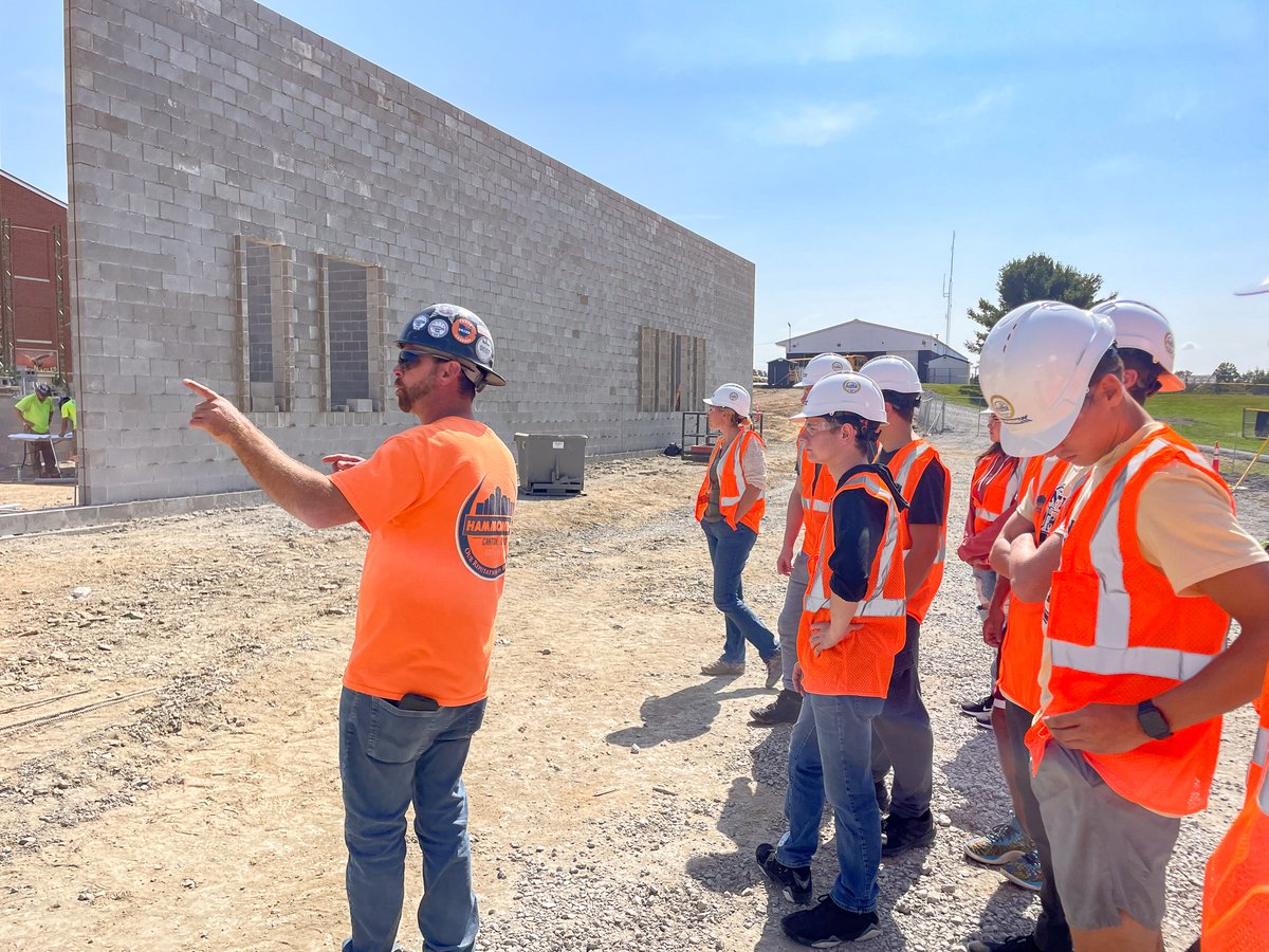 HammondConst's tweet photo. United Local is making huge progress on their new K-12 School. Footers, foundations and masonry bearing walls are quickly coming up out of  the ground. Hammond is also partnering with the HS building trades class for monthly visits on site. @UnitedEagles1 @OHFacilities https://t.co/HykgVZvK1p