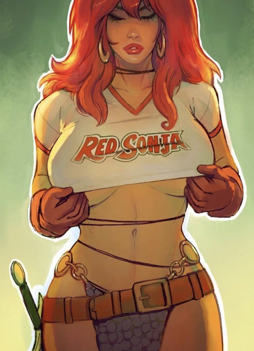 SavageRedSonja's tweet photo. “I assure thee that it fits.” #RedSonja⚔
#derelict84🎨 https://t.co/hW3cKDbwN9