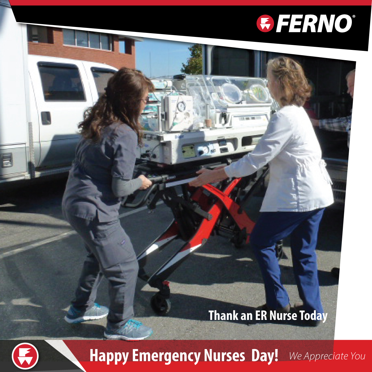 Happy Emergency Nurses Week!!!

Today is National Emergency Nurse's Day! 
On the second Wed in Oct, we recognize the dedication of all the ER nurses everywhere.
Today, we say “thank you” to the ER nurses for their hard work, dedication &amp; commitment.

#EmergencyNursesDay #thankyou