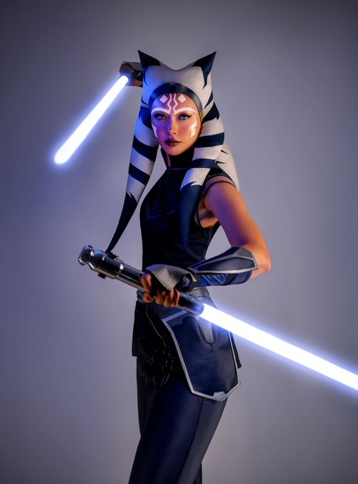 Ahsoka Tano cosplay 🤍 #StarWars https://t.co/62dDuS6xbG<a href="/tag/starwars"class="tags">#StarWars</a>