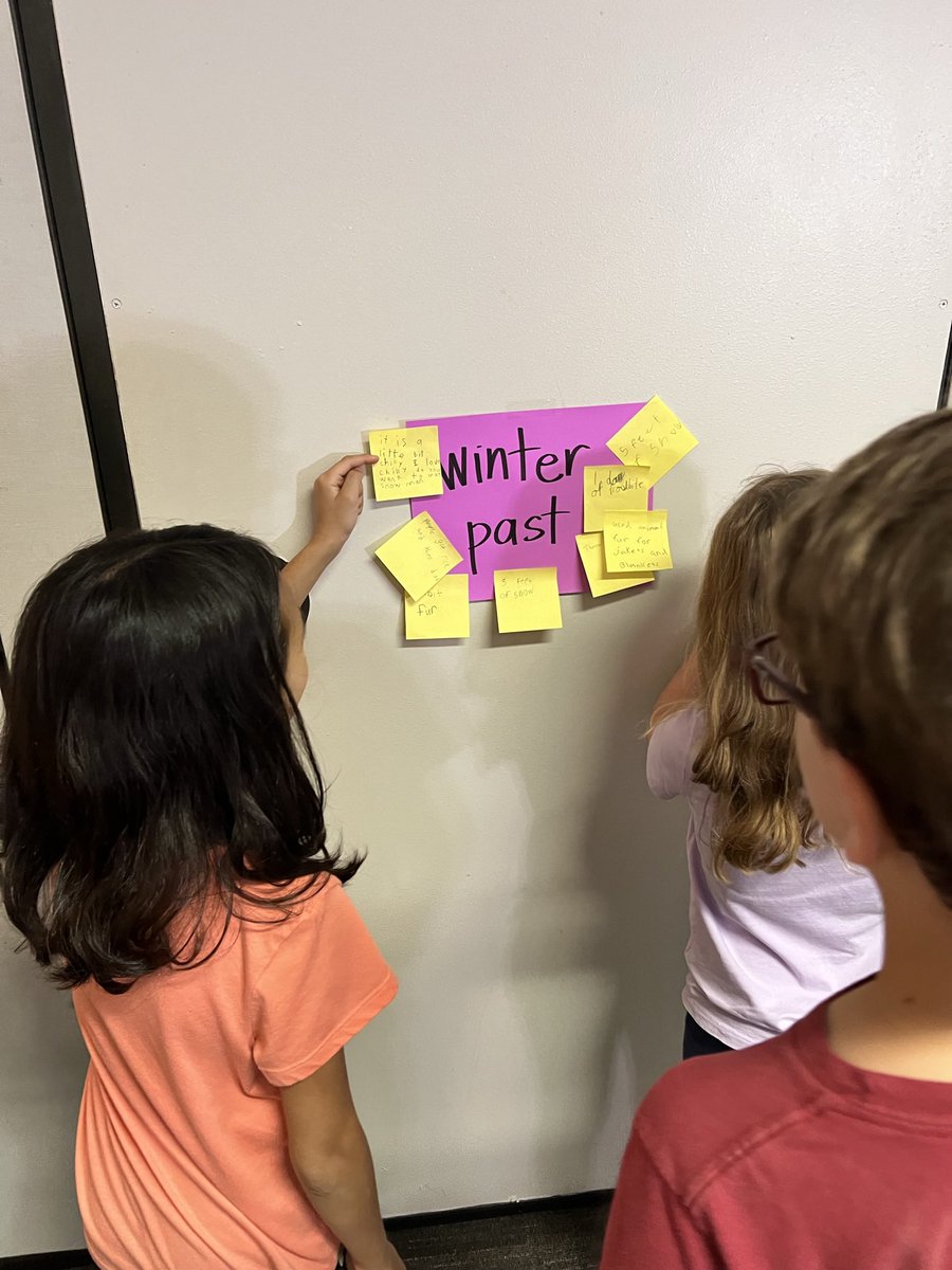 What kind of stories can happen in these settings? Such creative ideas and great discussions! We dove deeper into the influence setting can have on plot and realized how quickly our plot can be impacted if the setting is changed!