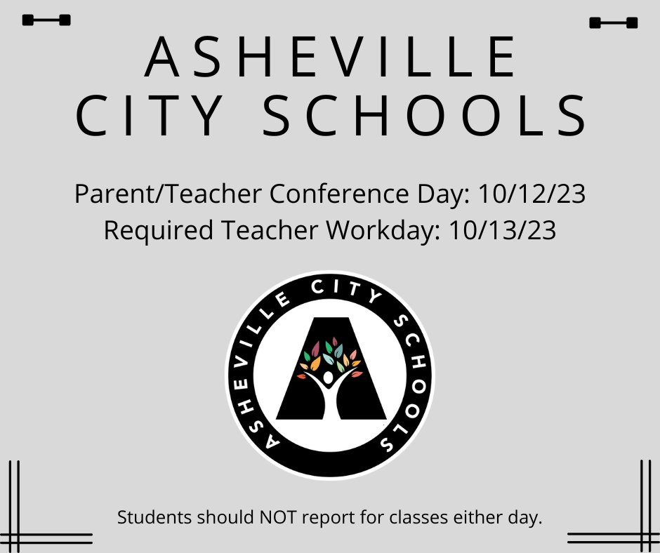 Don't forget that tomorrow, Thursday, October 12th, is Parent-Teacher Conference Day. It's the perfect opportunity to connect with your child's educators and stay involved in their academic journey. Please reach out to your child's teacher to schedule an appointment if you